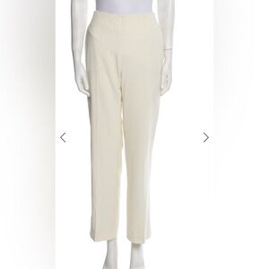 VALENTINO Roma Ivory Tailored Trousers – Italian Couture Elegance IT42 US6